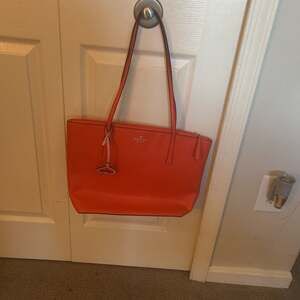 Kate Spade New York Red Orange Tote Bag